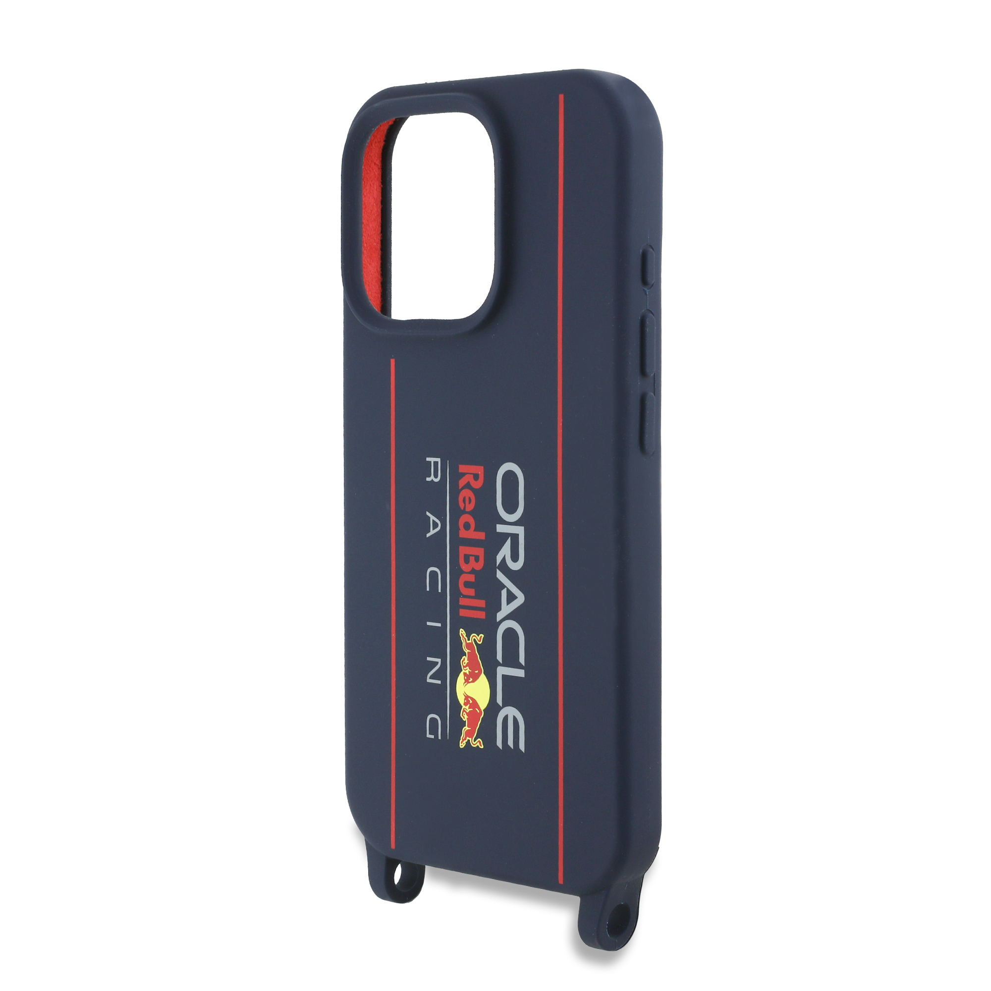 iPhone 16 Pro Max - REDBULL RACING Liquid Silicone Vertical Logo Navy — estuche (foto 5 de 5)
