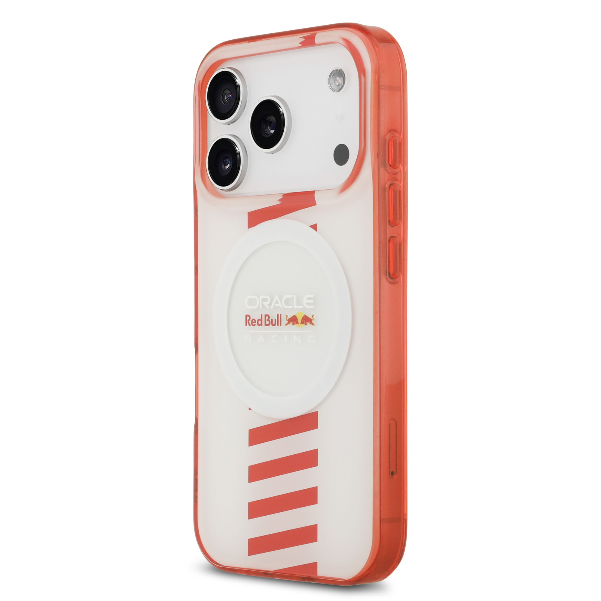 iPhone 17 Pro - REDBULL RACING Double Layer Centered Powerbar White — estuche (foto 3 de 8)