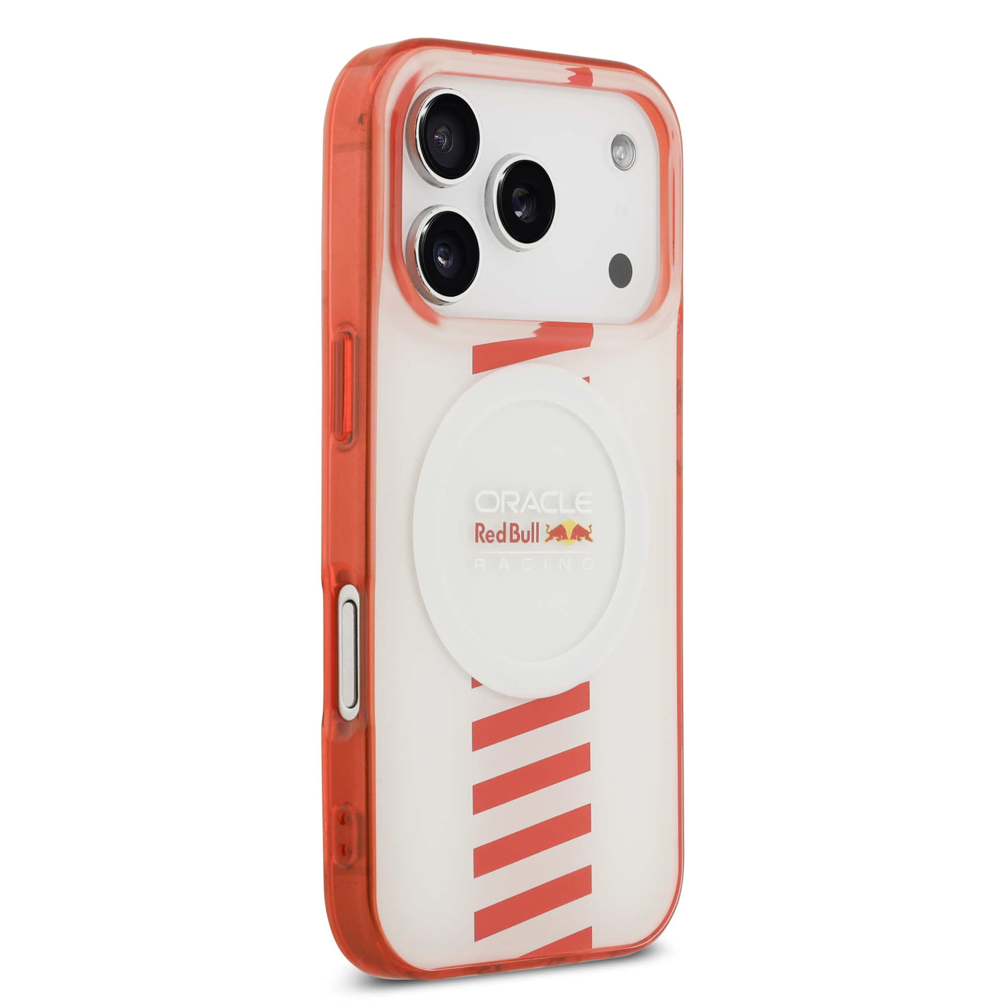 iPhone 17 Pro - REDBULL RACING Double Layer Centered Powerbar White — estuche (foto 4 de 8)