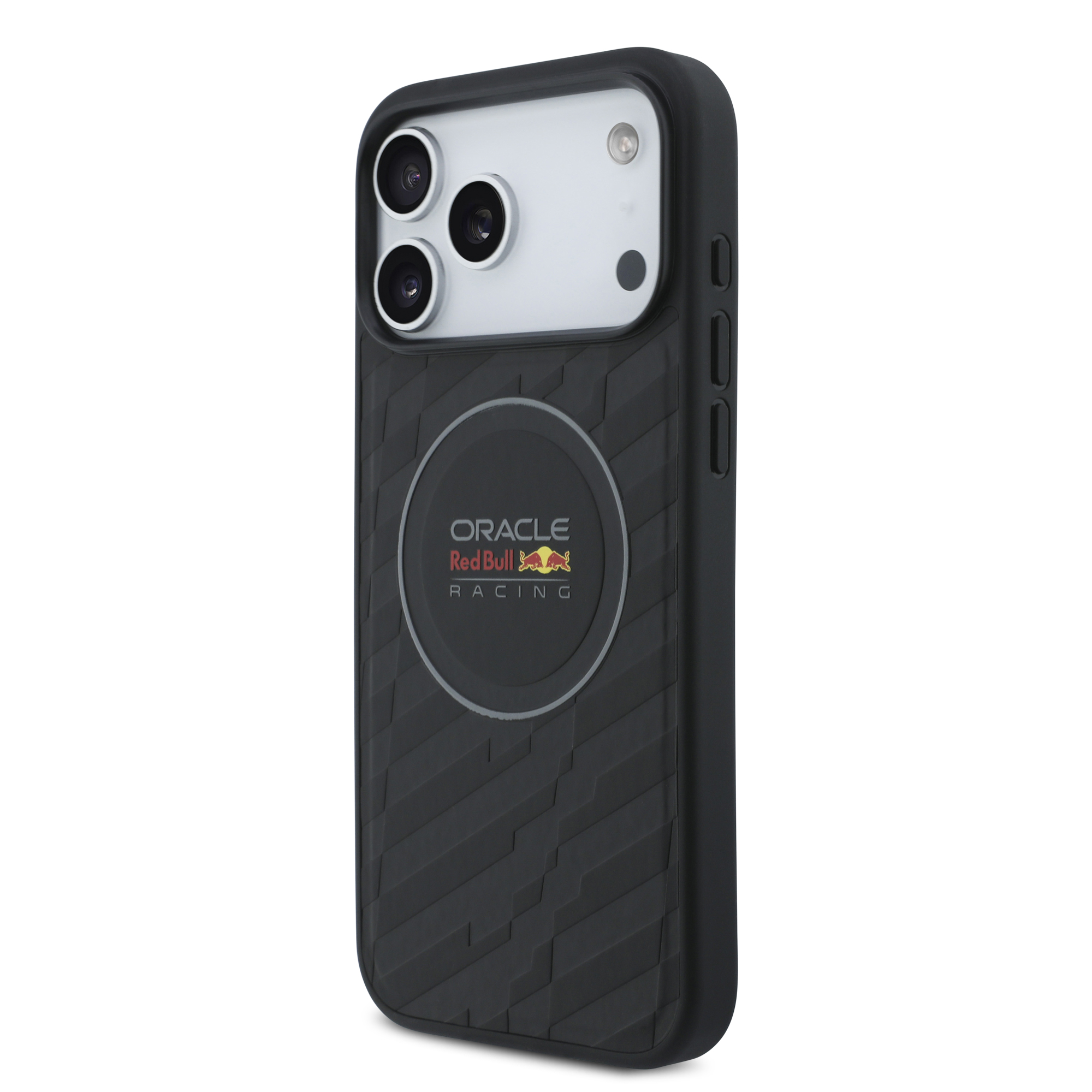 iPhone 17 Pro Max - REDBULL RACING Embossed Black — estuche (foto 2 de 5)