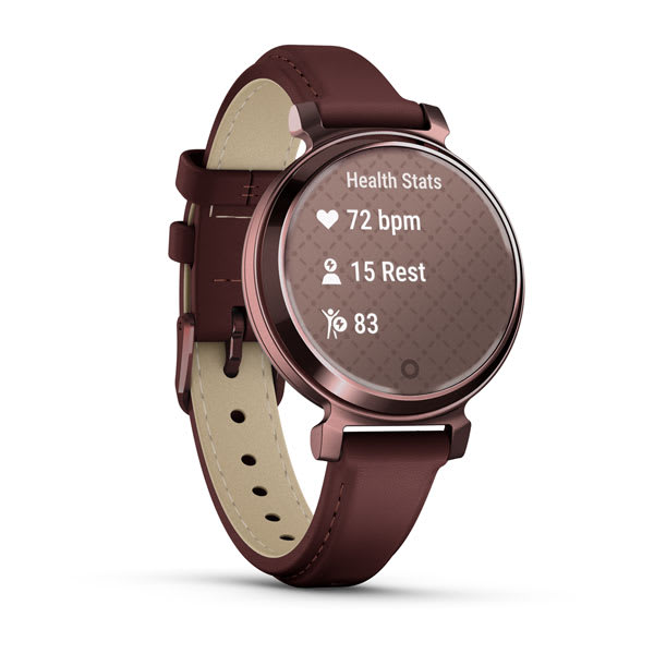 Garmin - Lily 2 Classic Dark Bronze Mulberry Leather — smartwatch (foto 3 de 4)