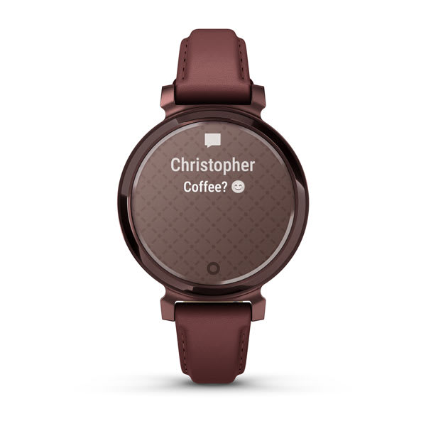 Garmin - Lily 2 Classic Dark Bronze Mulberry Leather — smartwatch (foto 4 de 4)