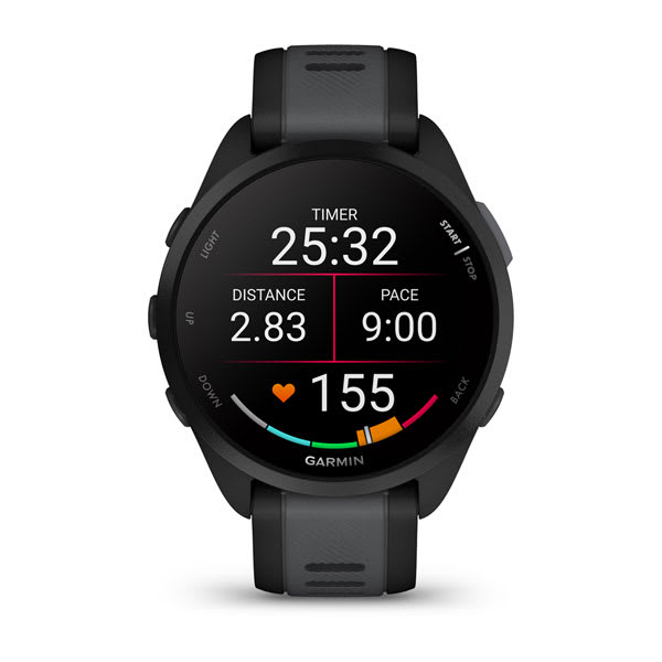 Garmin - Forerunner 165 Music Black/Slate Gray — smartwatch (foto 2 de 4)