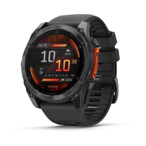 Garmin - Fenix 8 AMOLED Sapphire Titanium 51mm Black