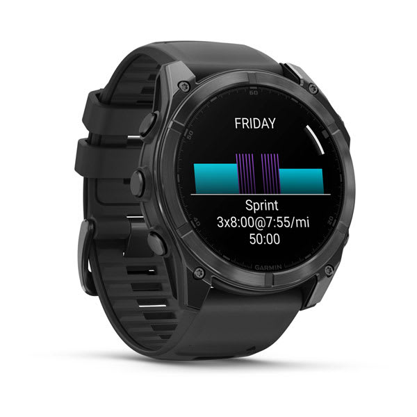 Garmin - Fenix 8 AMOLED Sapphire Titanium 51mm Black — smartwatch (foto 3 de 4)