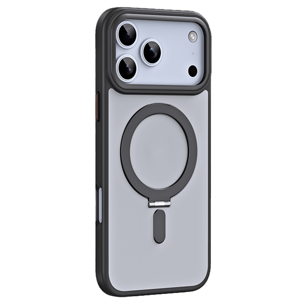 iPhone 17 Pro - Acrylic Metal Kickstand With MagSafe Black — estuche (foto 2 de 7)