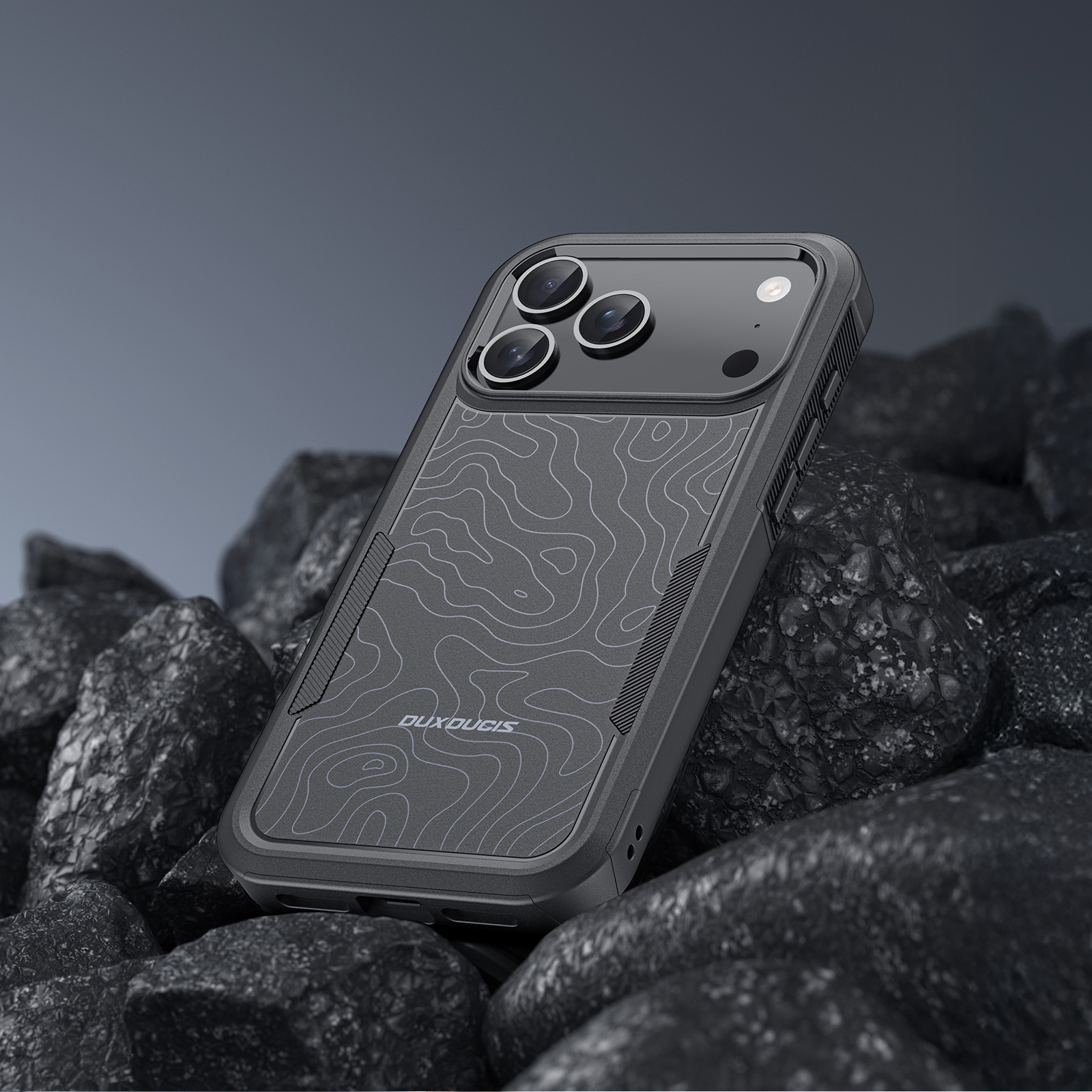 iPhone 17 Pro - DUX DUCIS Series 10FT Drop Protection Contour — estuche (foto 9 de 12)