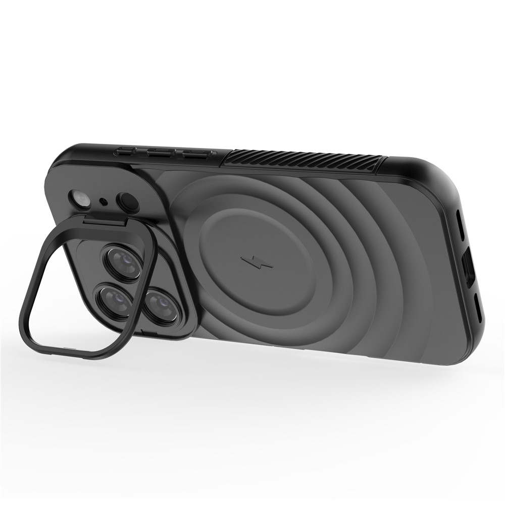 iPhone 17 Pro - Kickstand Ripple Texture Blue — estuche (foto 5 de 8)