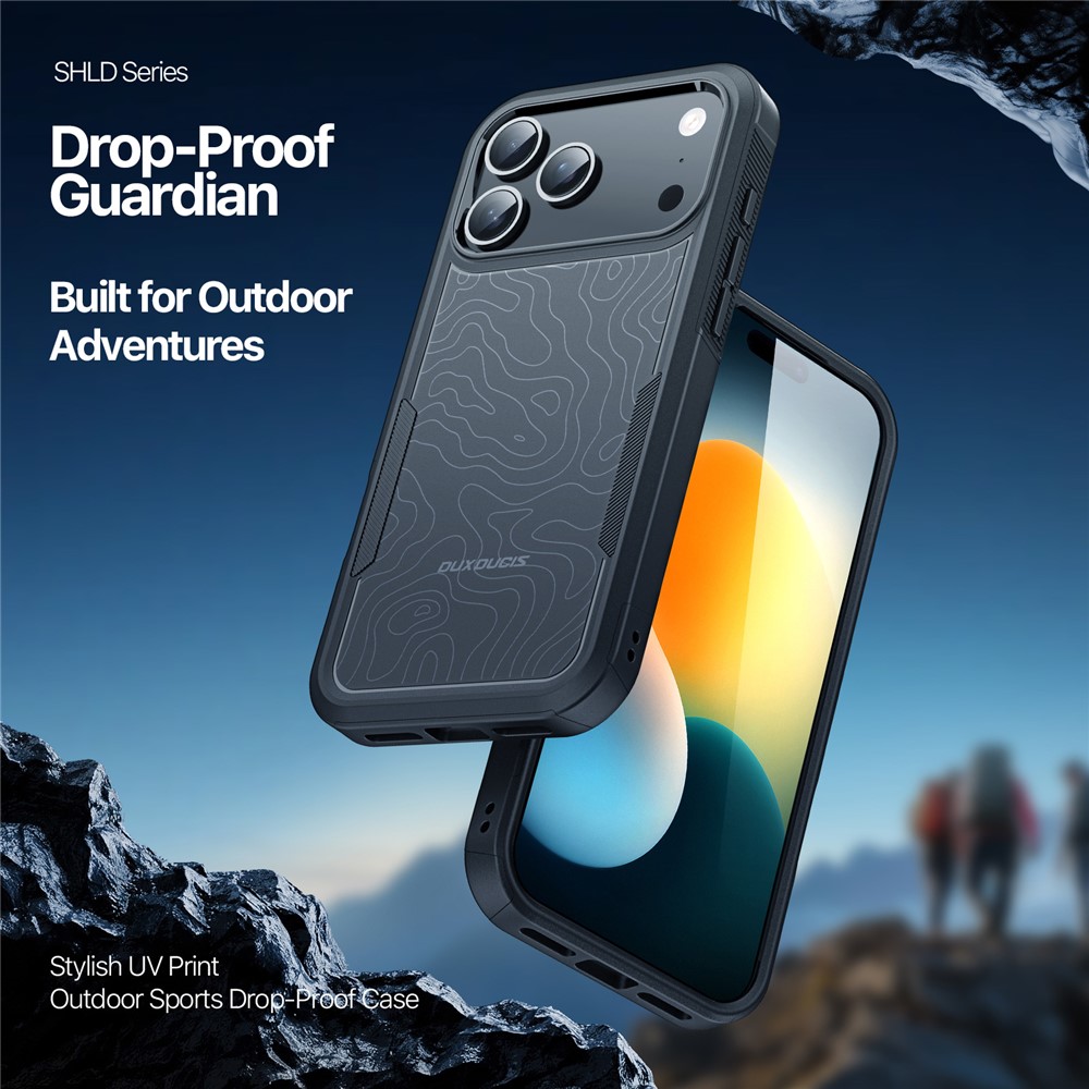 iPhone 17 Pro Max - DUX DUCIS Series 10FT Drop Protection Contour — estuche (foto 4 de 13)