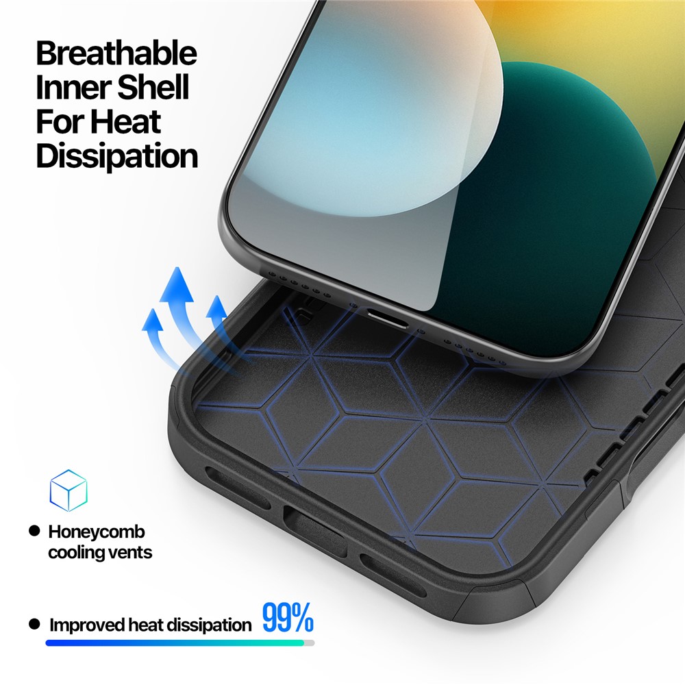 iPhone 17 Pro Max - DUX DUCIS Series 10FT Drop Protection Contour — estuche (foto 8 de 13)