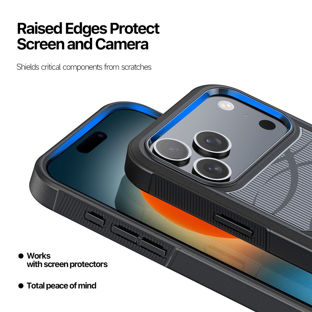 iPhone 17 Pro Max - DUX DUCIS Series 10FT Drop Protection Rhythm — estuche (foto 9 de 13)