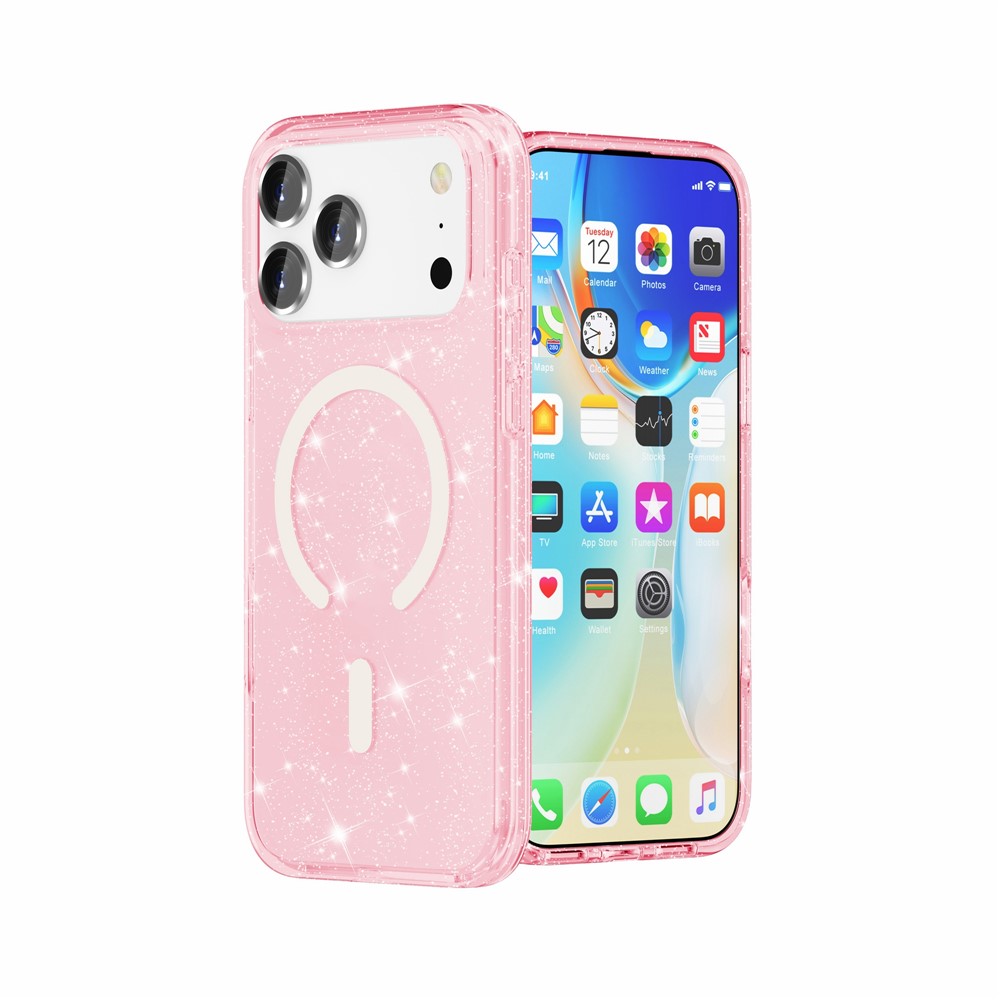iPhone 17 Pro Max - Glitter Powder With MagSafe Pink — estuche (foto 4 de 9)