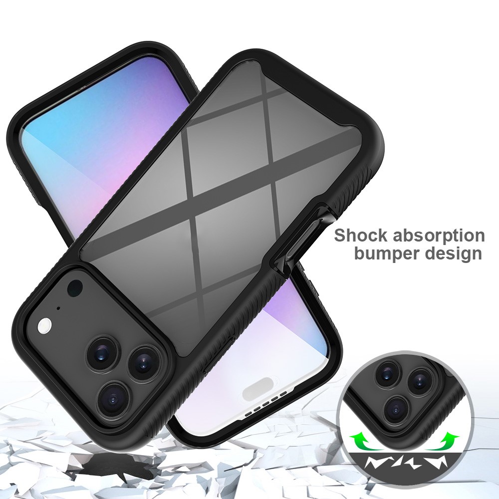 iPhone 17 Pro Max - TPU 360 With PET Screen Black — estuche (foto 6 de 7)