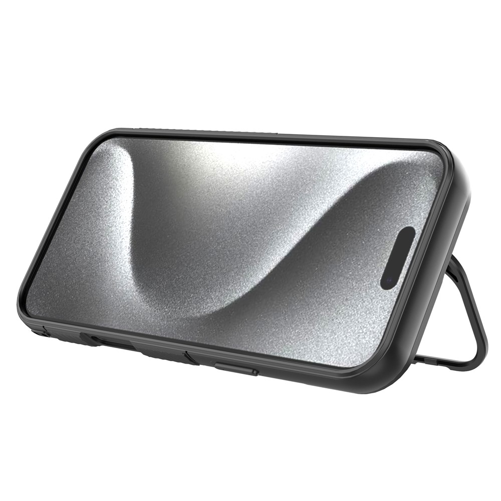 iPhone 17 Pro Max - Kickstand Ripple Texture White — estuche (foto 5 de 8)