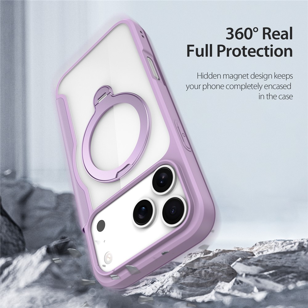 iPhone 17 Pro Max - DUX DUCIS Skin X Pro Series With MagSafe Purple — estuche (foto 10 de 12)