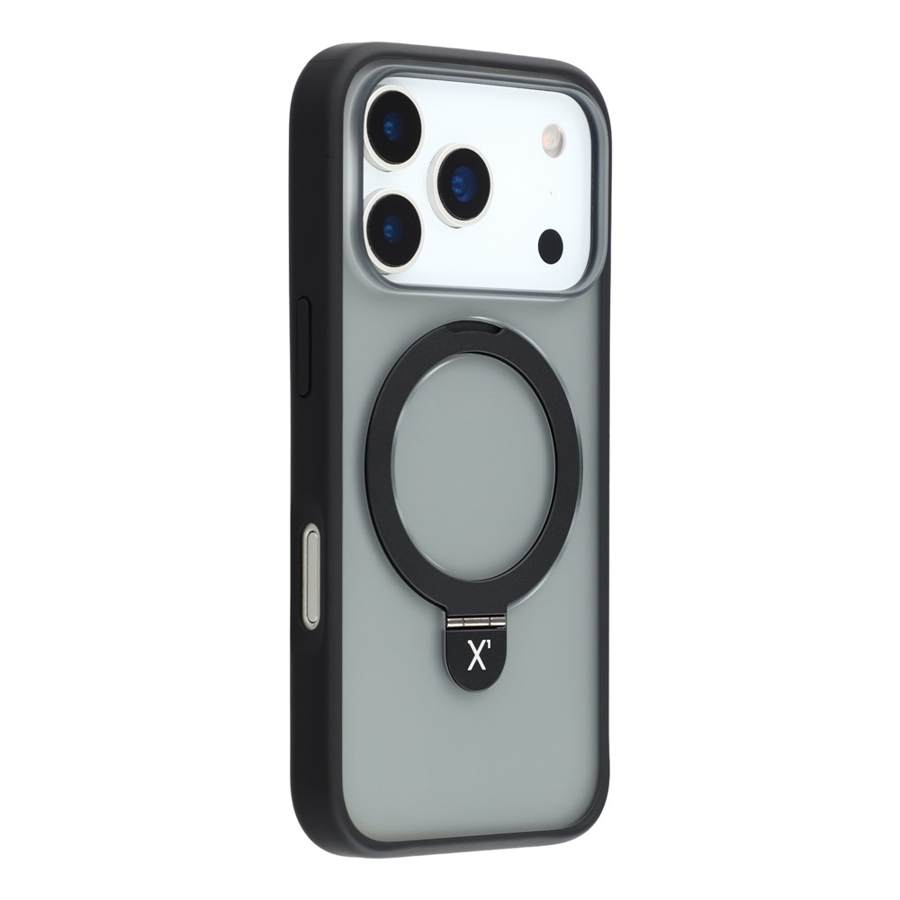 iPhone 17 Pro - X-LEVEL Metal Kickstand Black — estuche