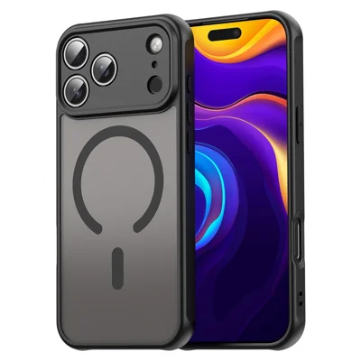 iPhone 17 Pro Max - Anti Droop Hard Case Black — estuche