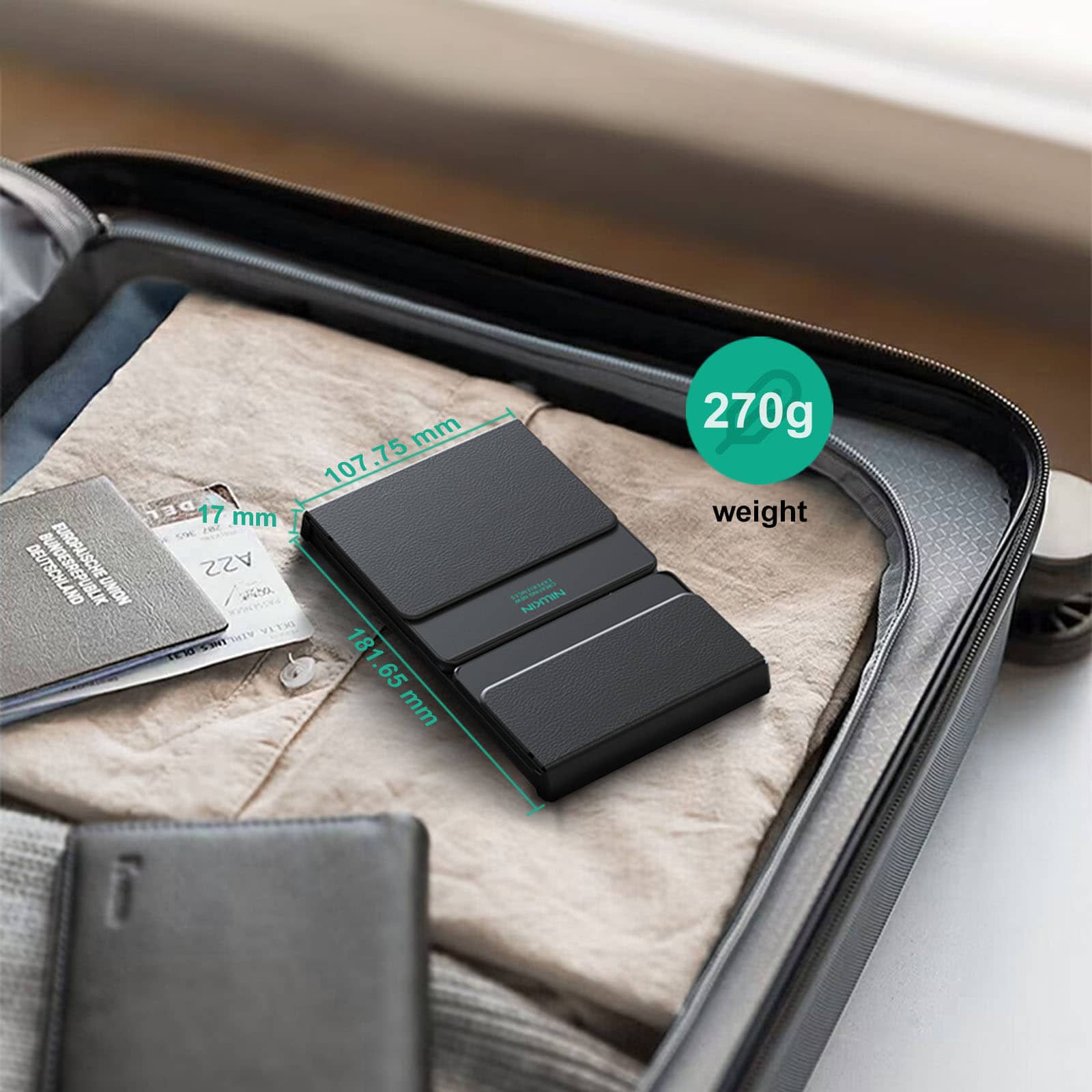 Keyboard - NILLKIN Cube Pocket Black — estuche (foto 8 de 9)