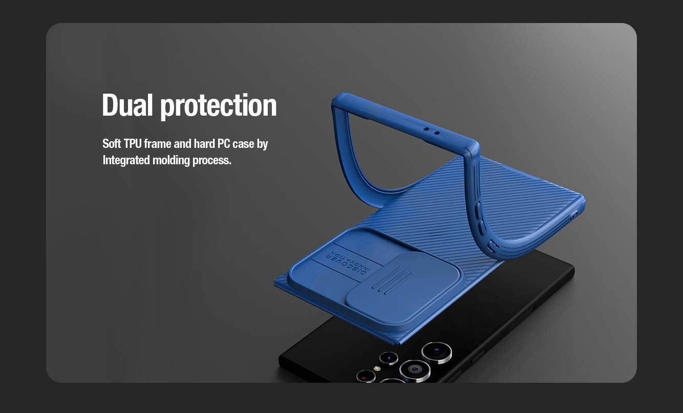Samsung Galaxy S24 Ultra - NILLKIN CamShield Pro Black — estuche (foto 5 de 8)
