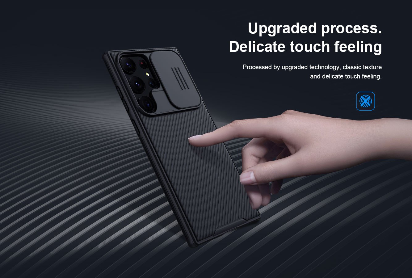 Samsung Galaxy S23 Ultra - NILLKIN CamShield Pro Black — estuche (foto 6 de 8)