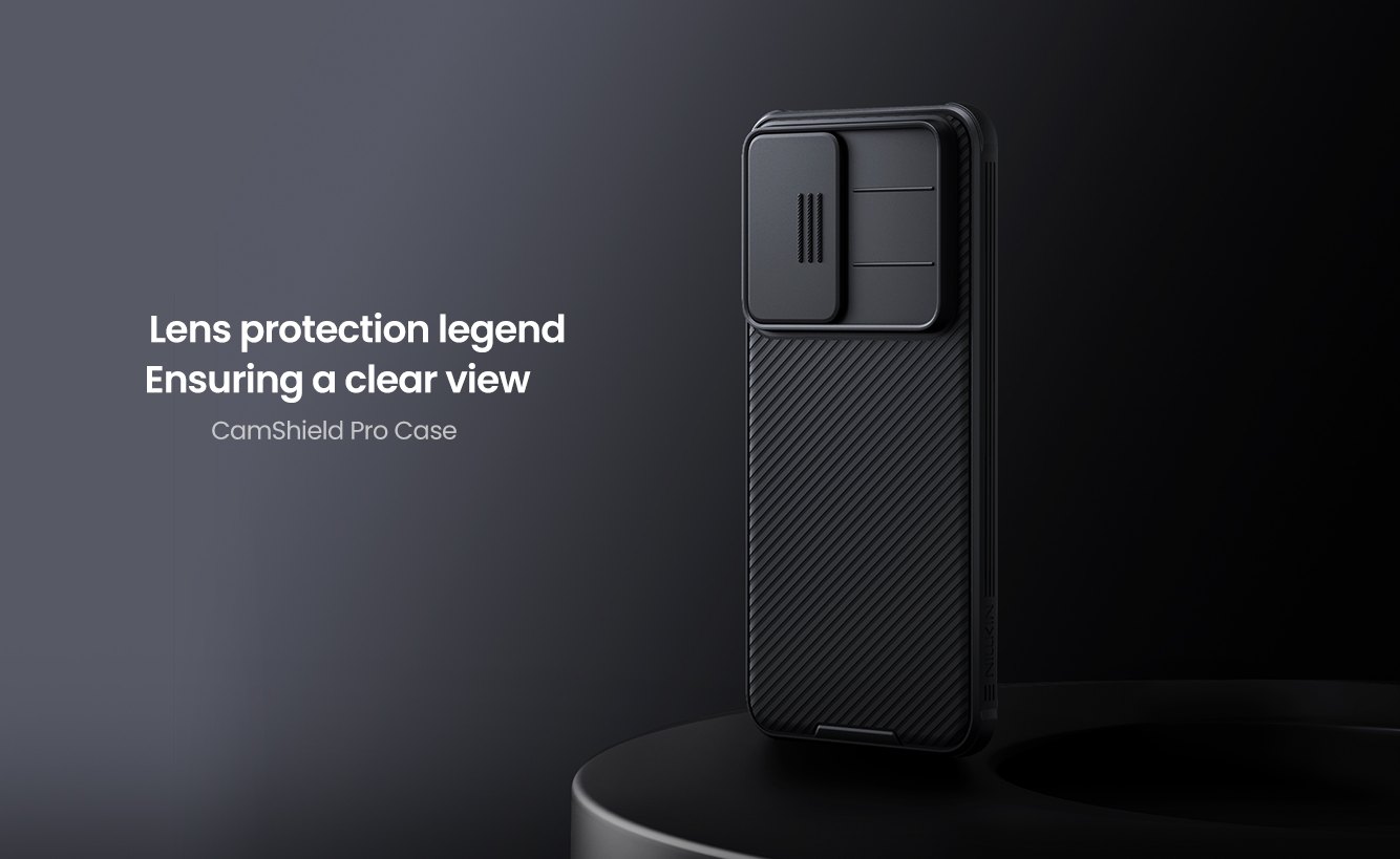 Samsung Galaxy A57 - NILLKIN CamShield Pro Black — estuche (foto 4 de 8)