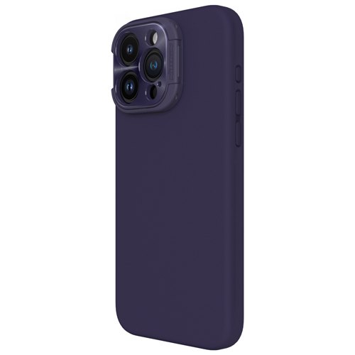 iPhone 15 Pro Max - NILLKIN Lens Wing Magnetic Deep Purple — estuche (foto 7 de 8)