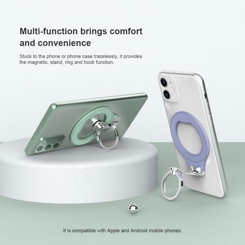 Ring Holder - NILLKIN SnapGrip Magnetic Mint Green — soporte (foto 6 de 8)