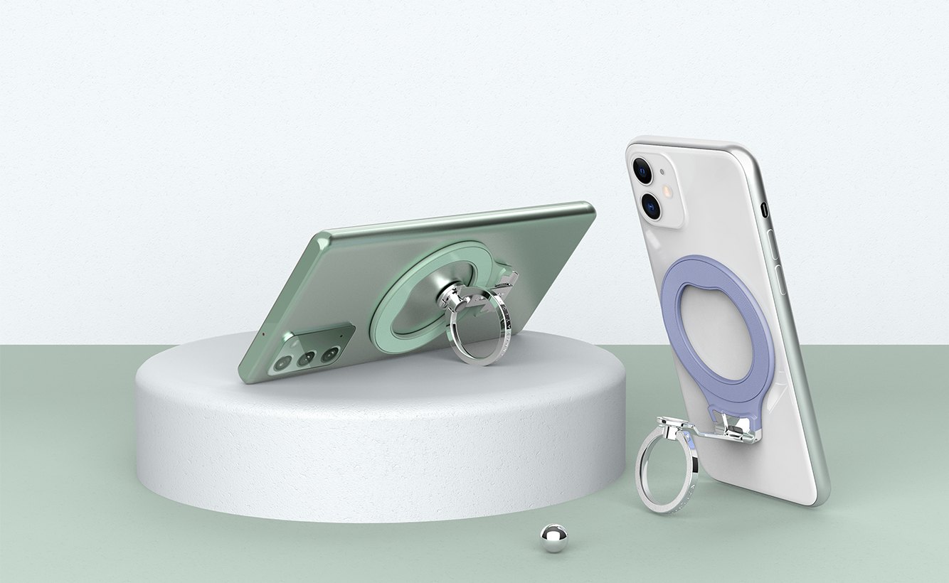 Ring Holder - NILLKIN SnapGrip Magnetic Mint Green — soporte (foto 7 de 8)