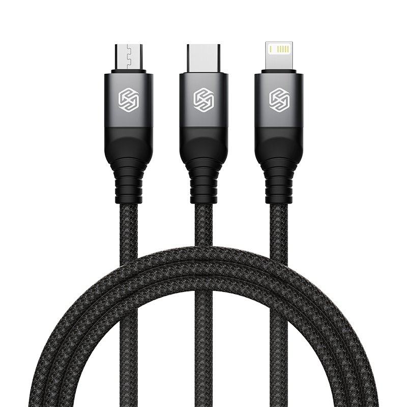 Cable 3 in 1 - NILLKIN Swift Pro Black — cable