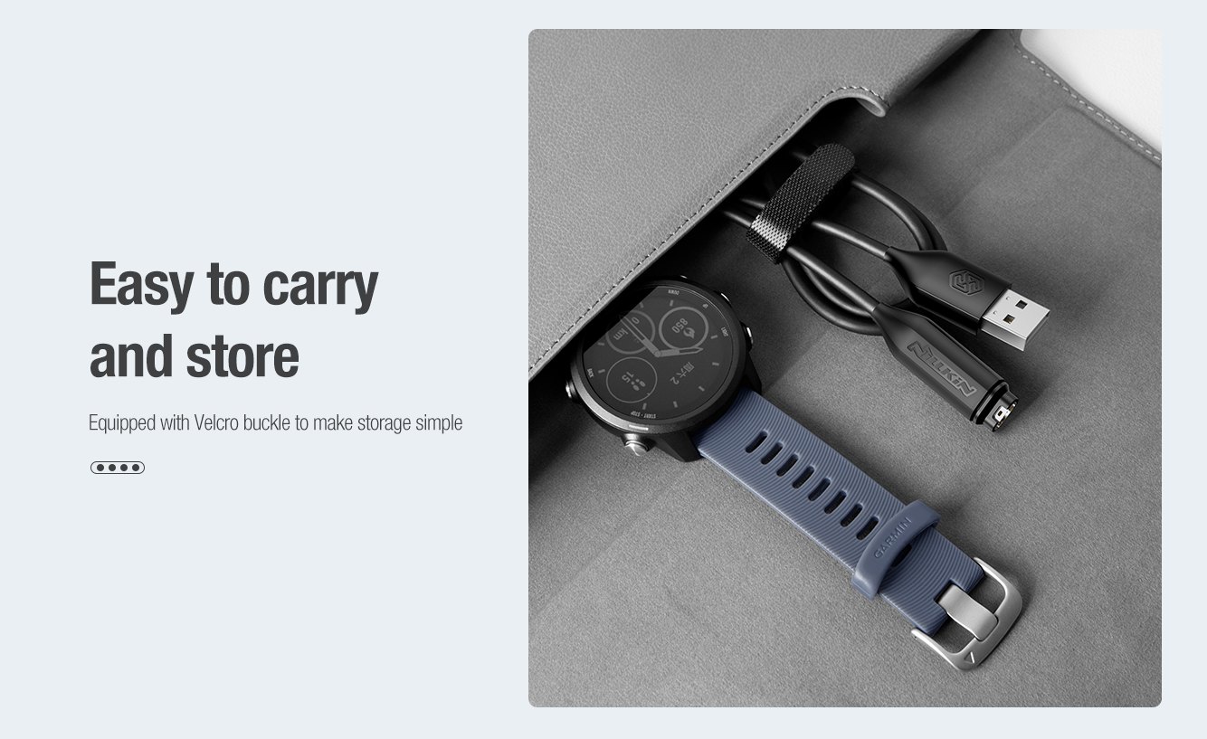 Cable Garmin - NILLKIN USB Black — cable (foto 4 de 8)