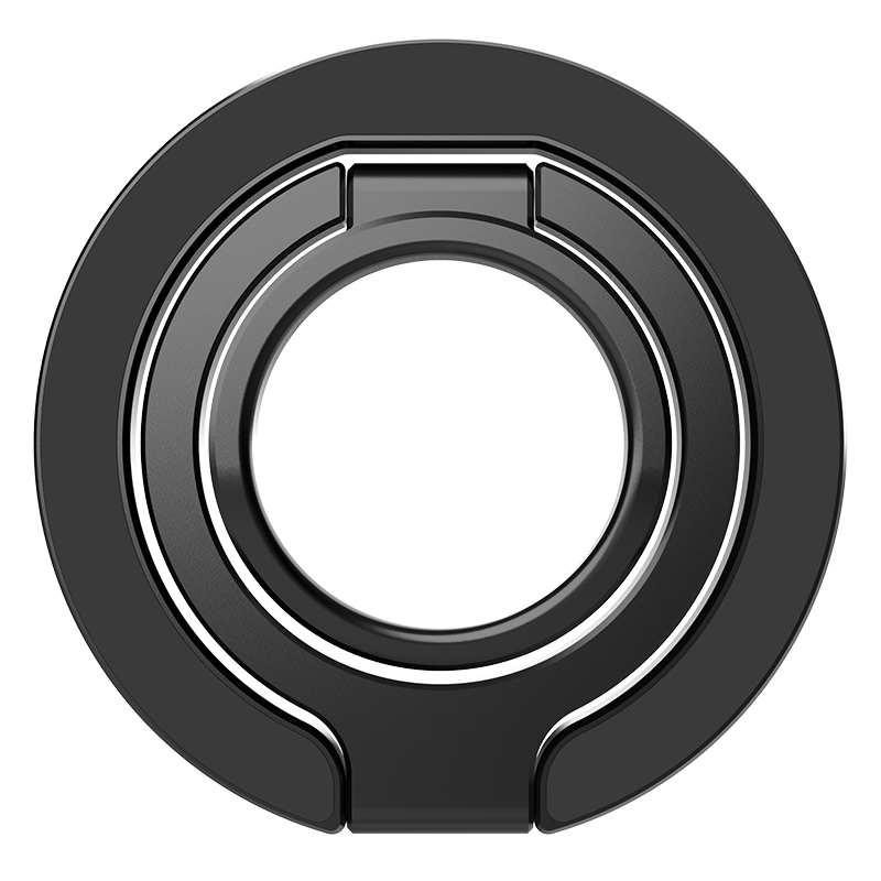 Ring Stand - NILLKIN FiberSnap Magnetic Black — soporte (foto 2 de 4)