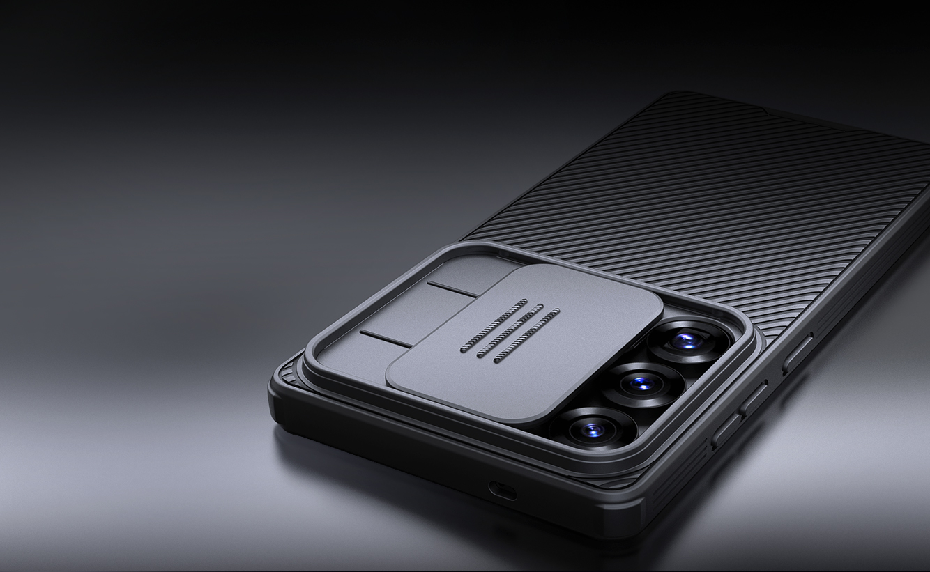 Samsung Galaxy S25 FE - NILLKIN CamShield Pro Black — estuche (foto 3 de 4)