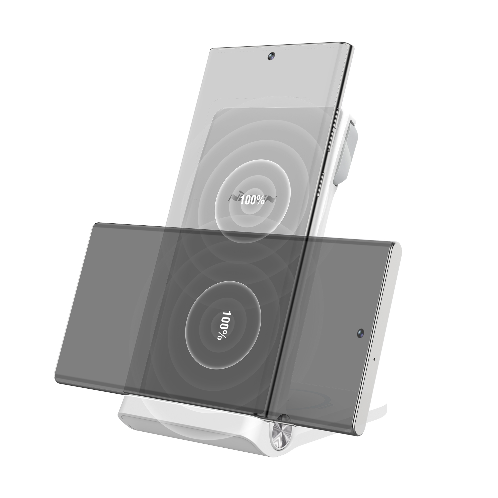 Wireless Charger - NILLKIN PowerTrio 3-in-1 White — cargador (foto 2 de 4)