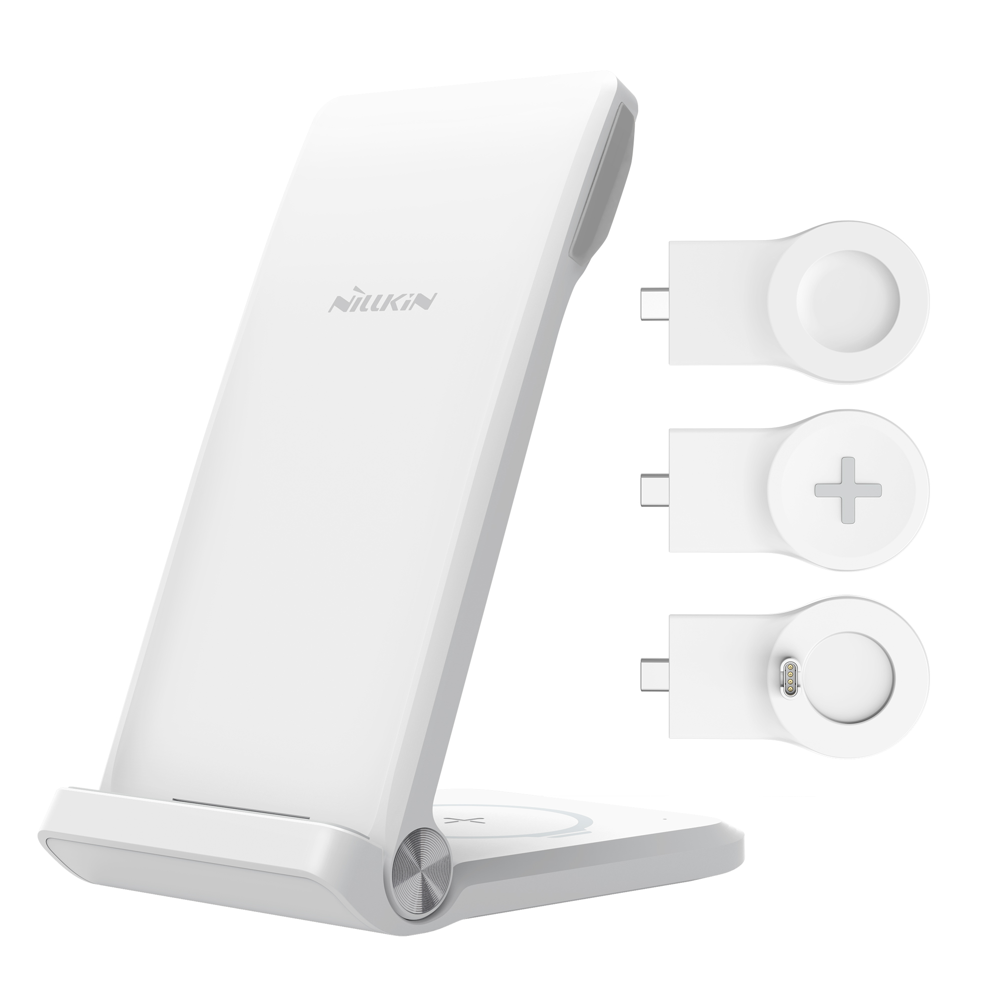 Wireless Charger - NILLKIN PowerTrio 3-in-1 White — cargador (foto 4 de 4)