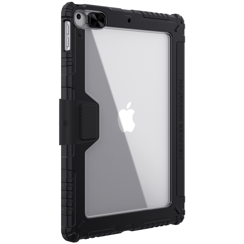 iPad 10.2 2019 - NILLKIN Bumper Pro Case Black — estuche (foto 3 de 4)