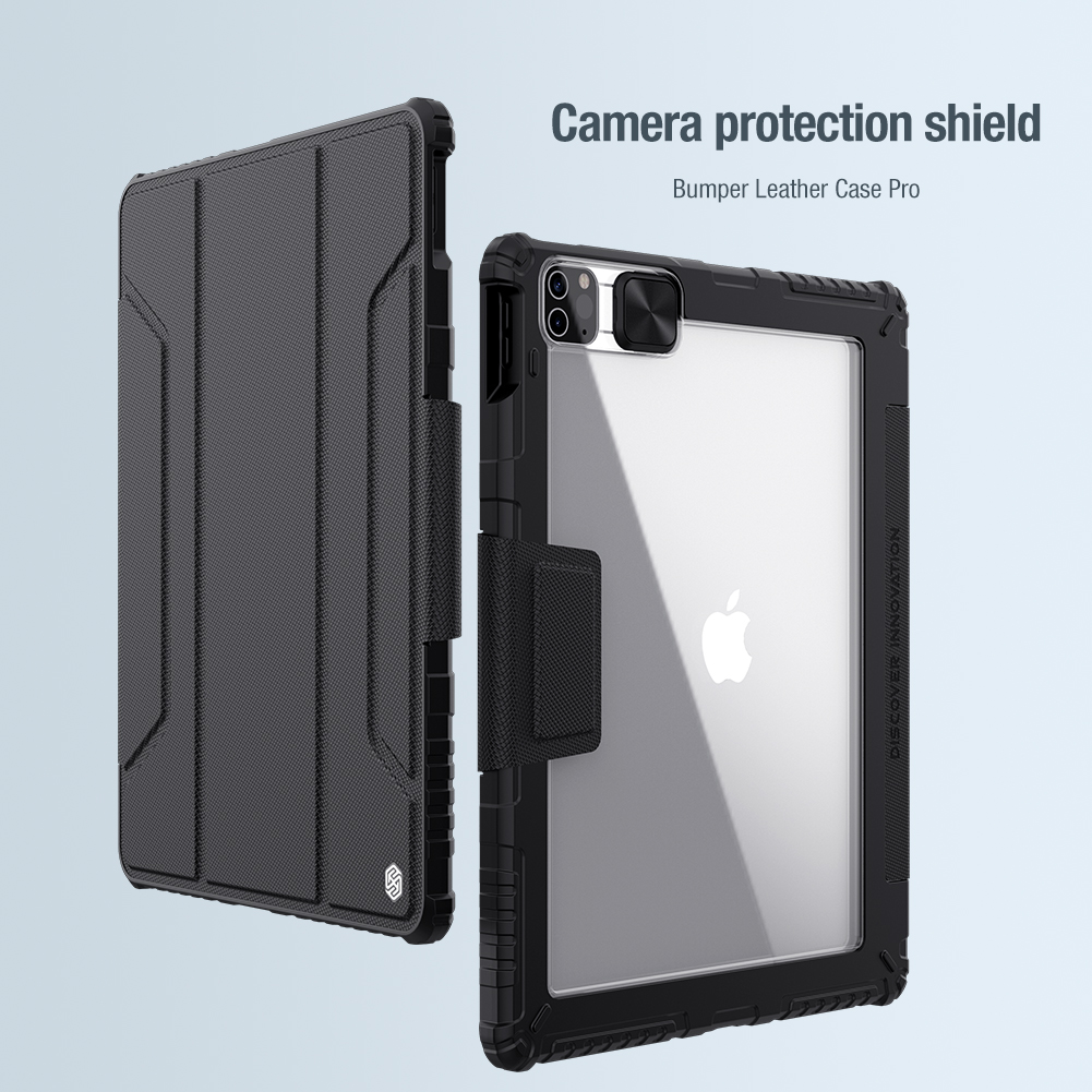 iPad Air 13 2025 - NILLKIN Bumper Pro Case Black — estuche (foto 4 de 4)