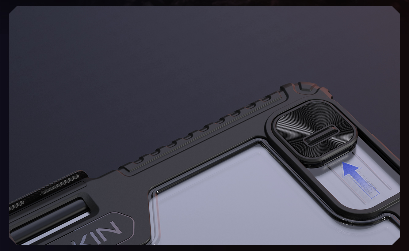 iPad Pro 13 2024 - NILLKIN Bumper Pro Case Multi Angle Black — estuche (foto 3 de 5)