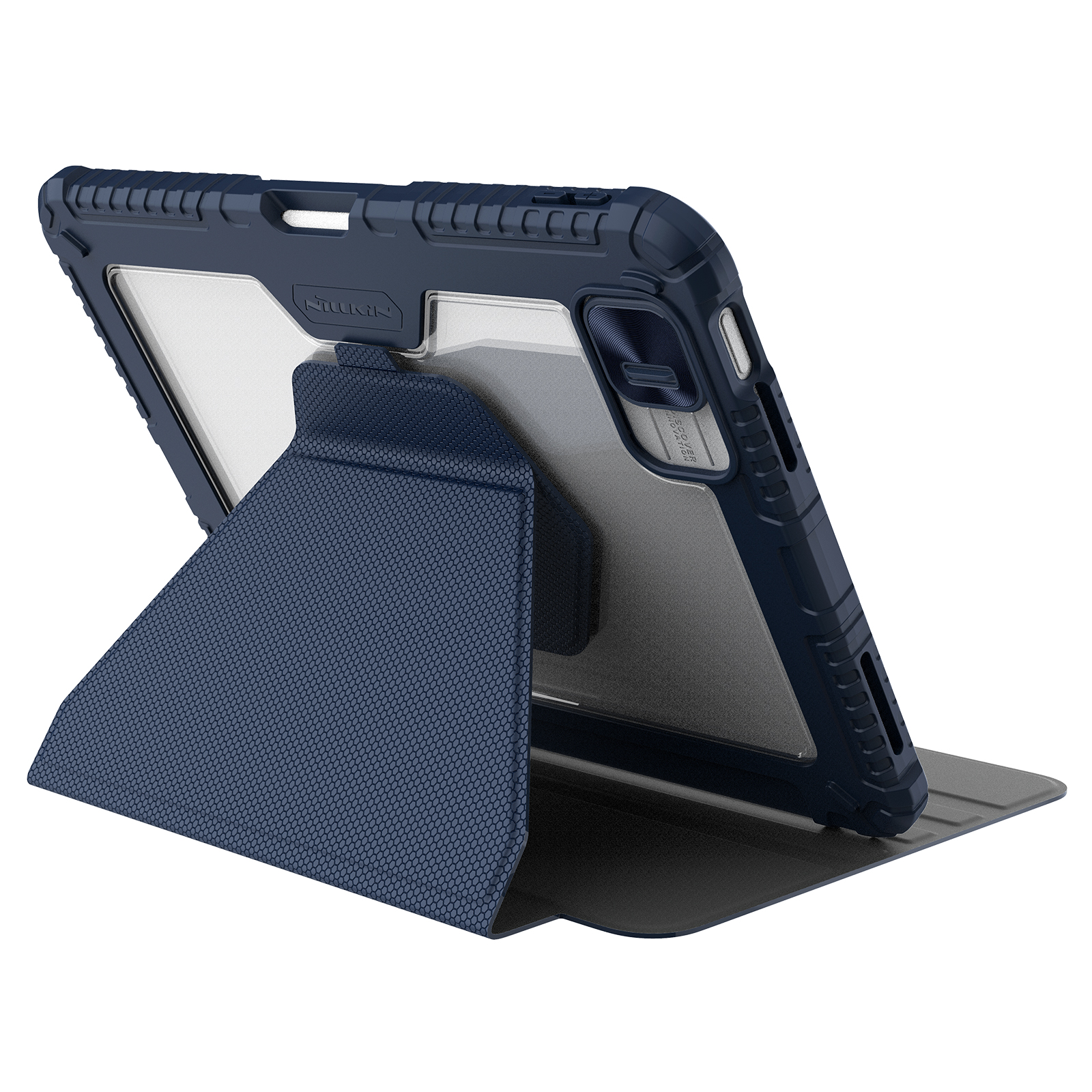 iPad 11 (A16) 2025 - NILLKIN Bumper SnapSafe Case Black — estuche (foto 5 de 5)