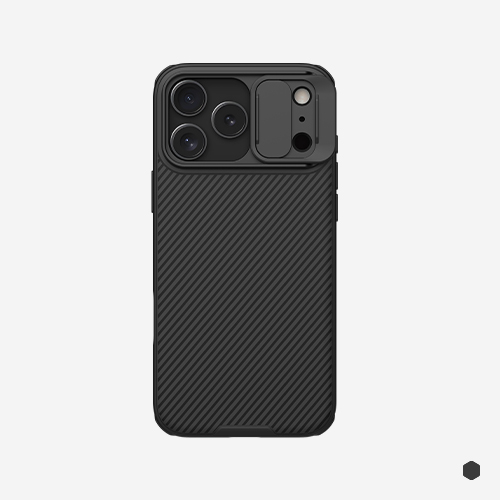 iPhone 17 Pro Max - NILLKIN CamShield Pro Magnetic Transparent Black — estuche (foto 2 de 5)
