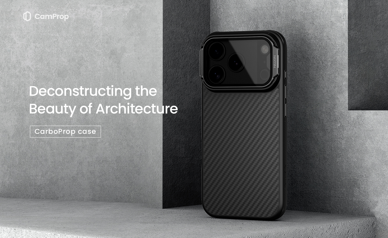 iPhone 17 Pro - NILLKIN CarboProp Magnetic Case Transparent Lens Black — estuche (foto 2 de 5)