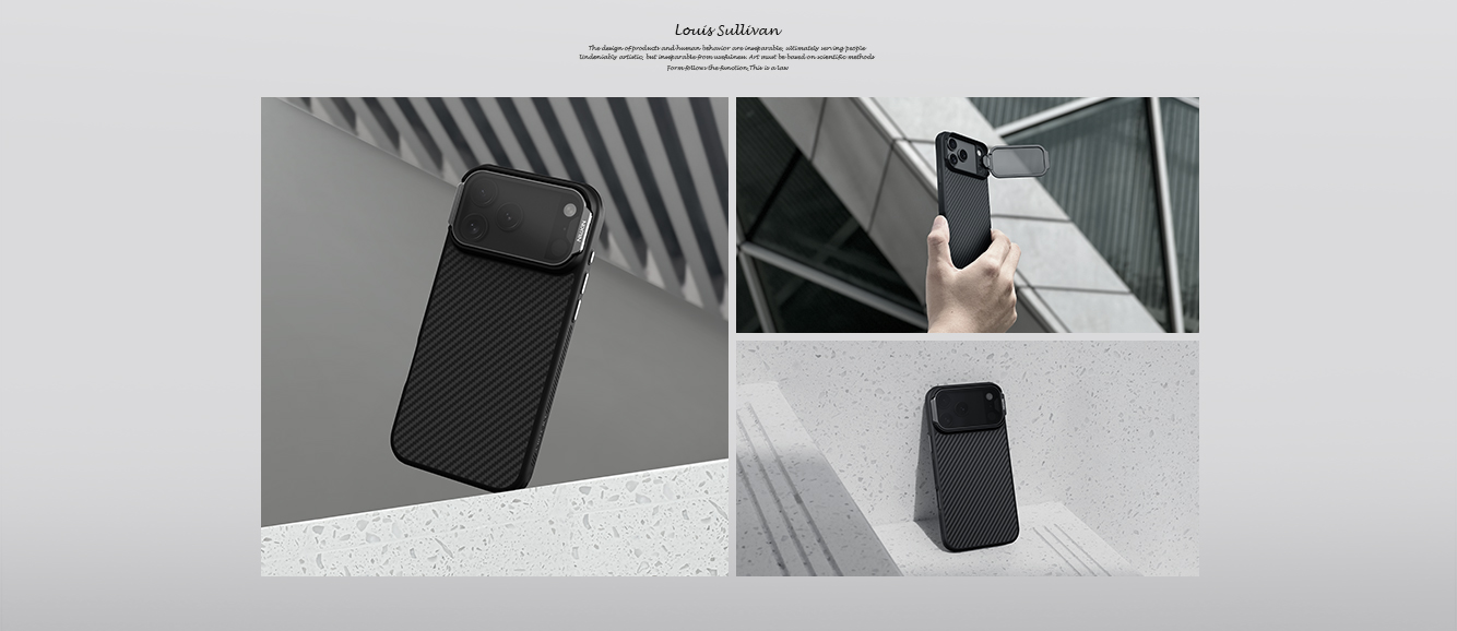 iPhone 17 Pro Max - NILLKIN CarboProp Magnetic Case Transparent Lens Black — estuche (foto 4 de 5)