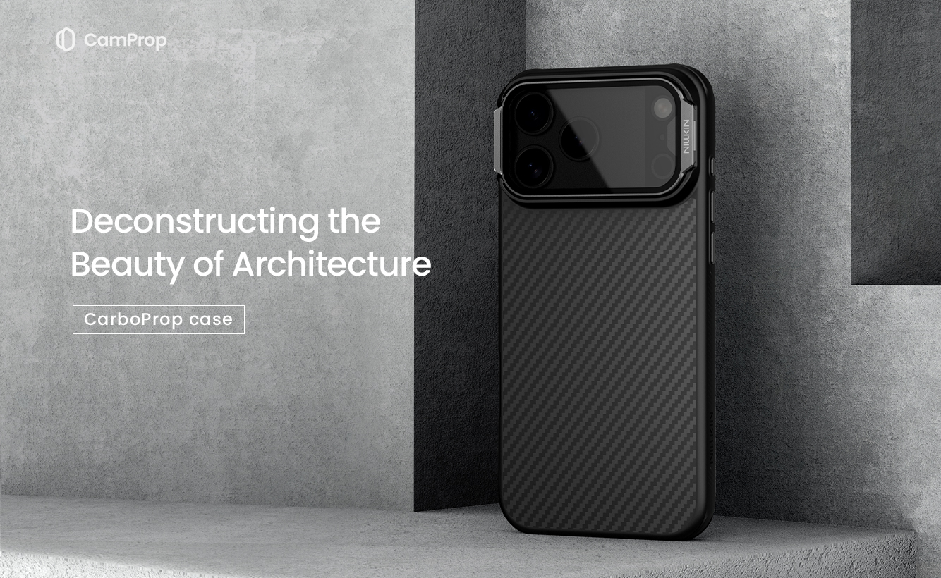 iPhone 17 Pro Max - NILLKIN CarboProp Magnetic Case Transparent Lens Black — estuche (foto 2 de 5)