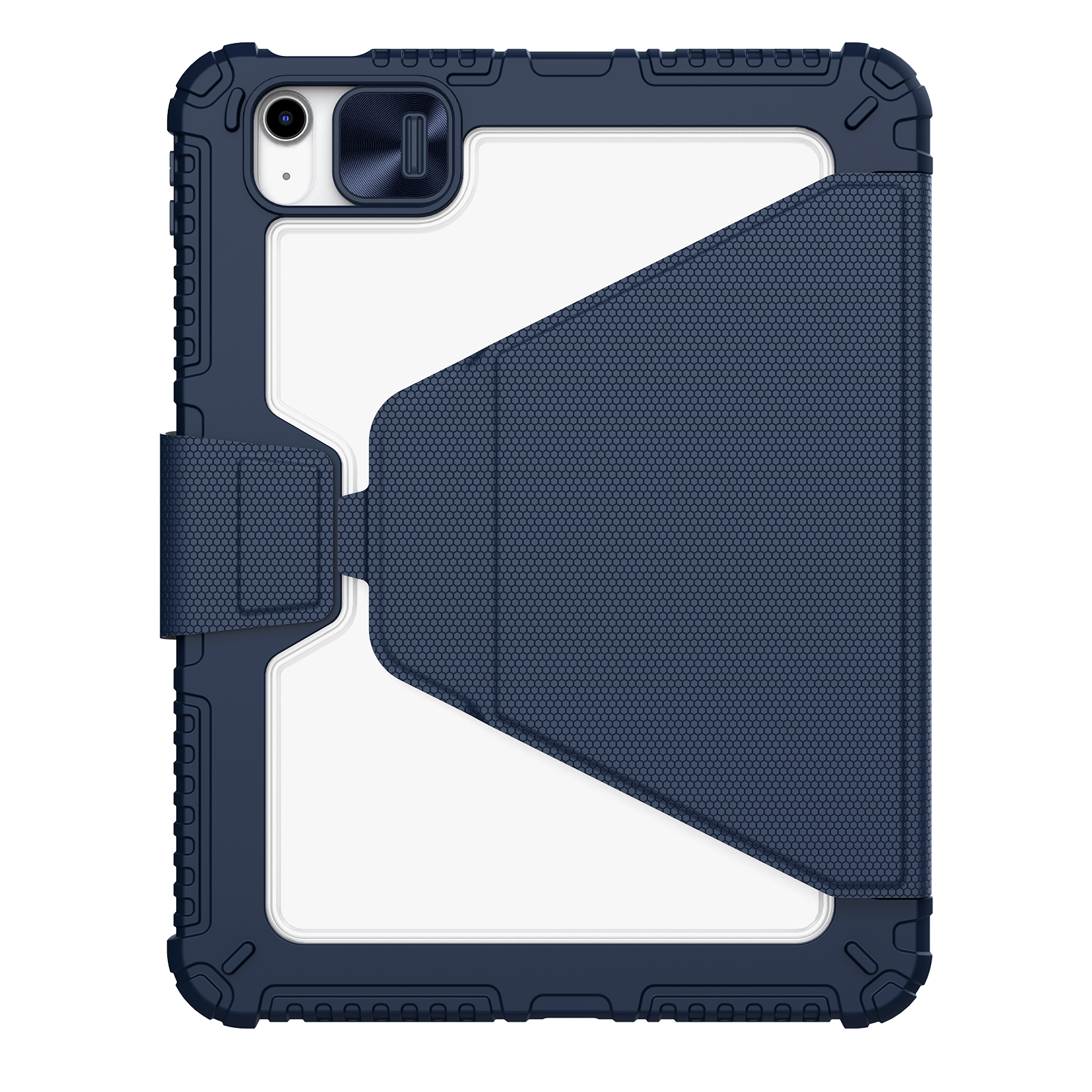 iPad Air 13 2025 - NILLKIN Bumper SnapSafe Case Blue — estuche (foto 4 de 4)