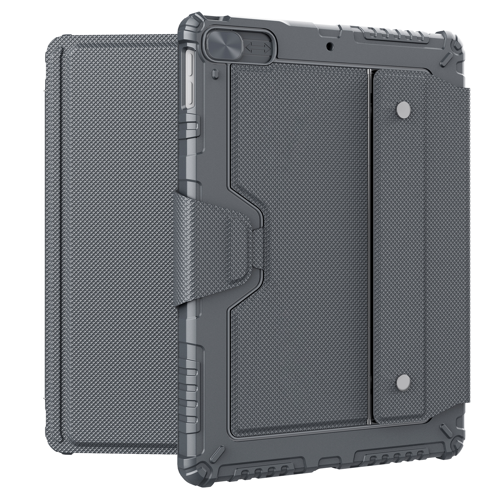 iPad Air 13 2025 - NILLKIN Bumper Combo Keyboard Case Backlit Black — estuche (foto 2 de 4)