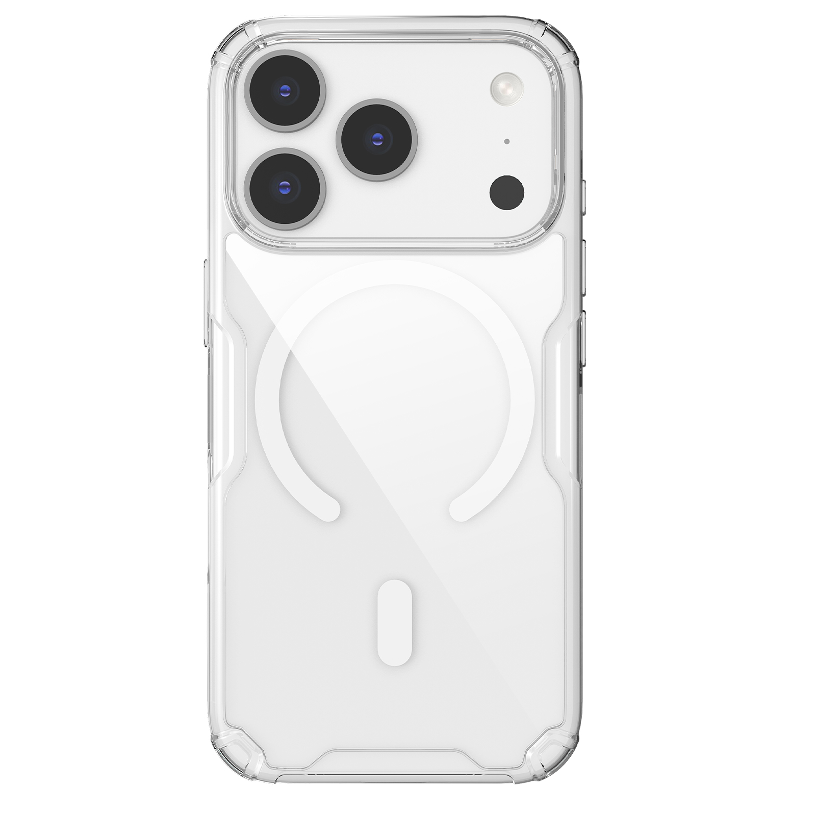 iPhone 17 Pro Max - NILLKIN Nature TPU Pro Magnetic White — estuche