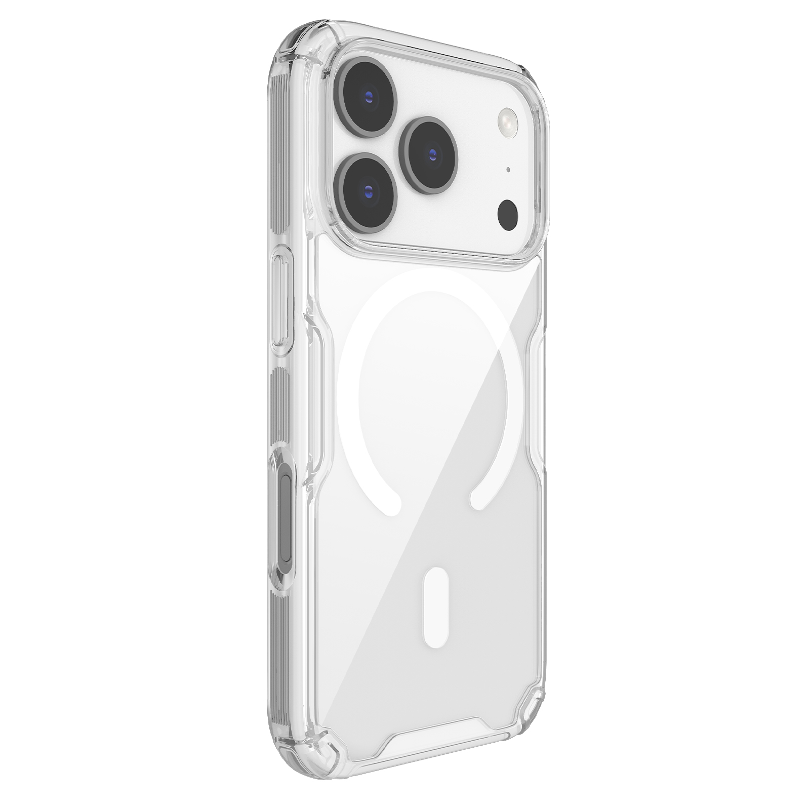 iPhone 17 Pro Max - NILLKIN Nature TPU Pro Magnetic White — estuche (foto 3 de 4)