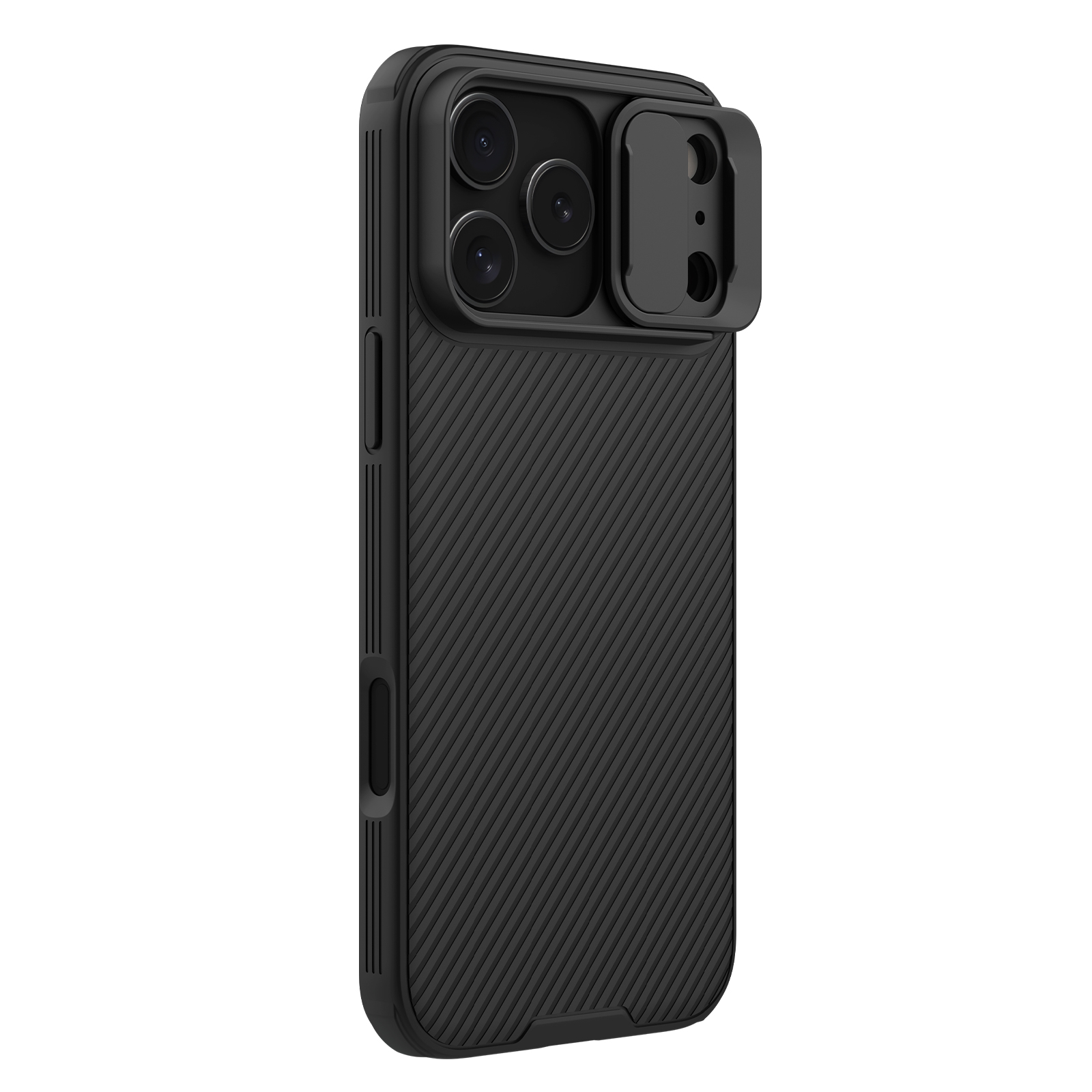 iPhone 17 Pro Max - NILLKIN CamShield Pro Black — estuche (foto 3 de 4)