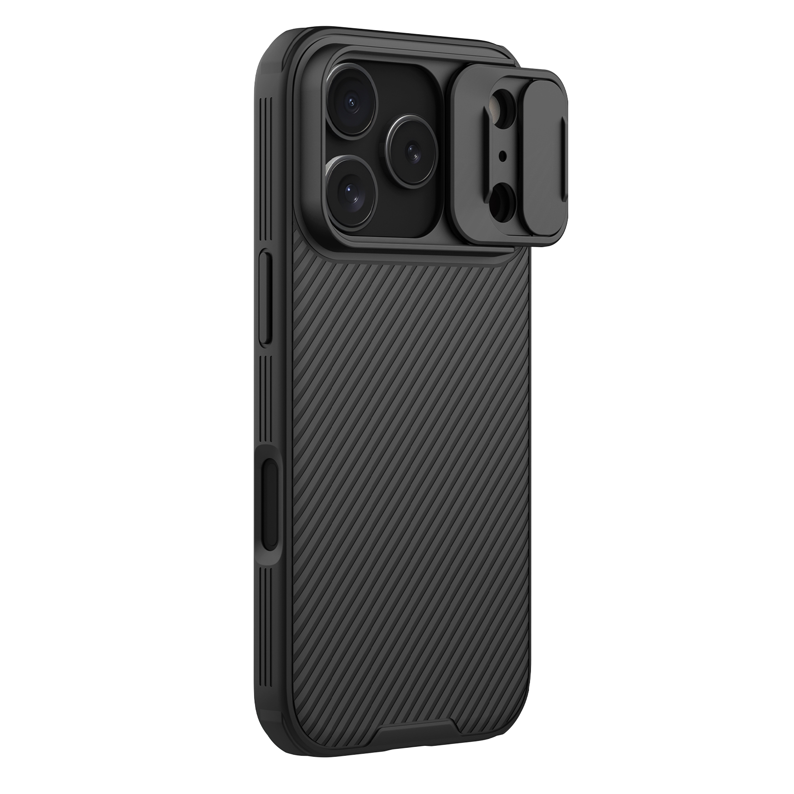 iPhone 17 Pro - NILLKIN CamShield Pro Magnetic Black — estuche (foto 3 de 4)