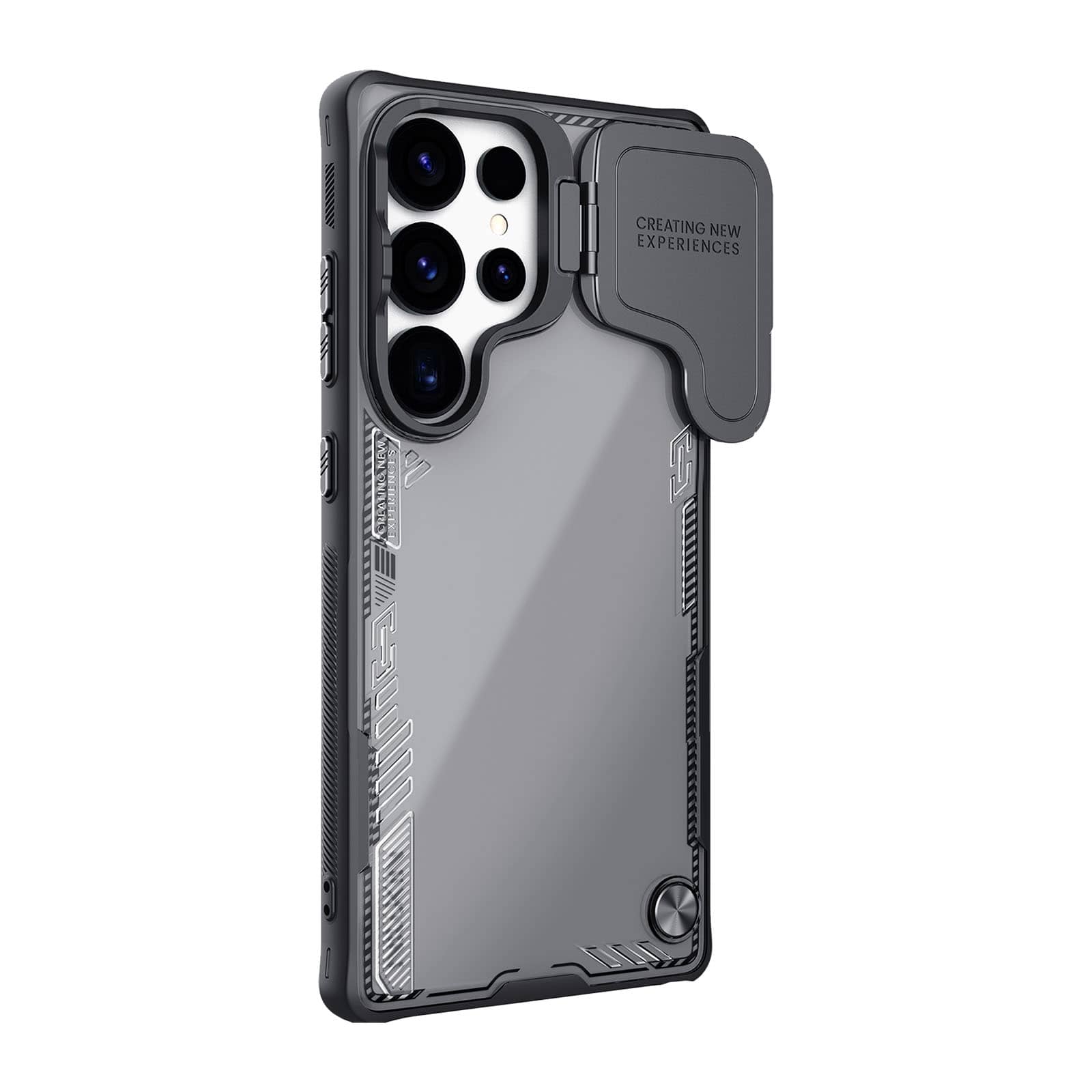 Samsung Galaxy S25 Ultra - NILLKIN Iceblade Prop Case Black — estuche (foto 3 de 5)