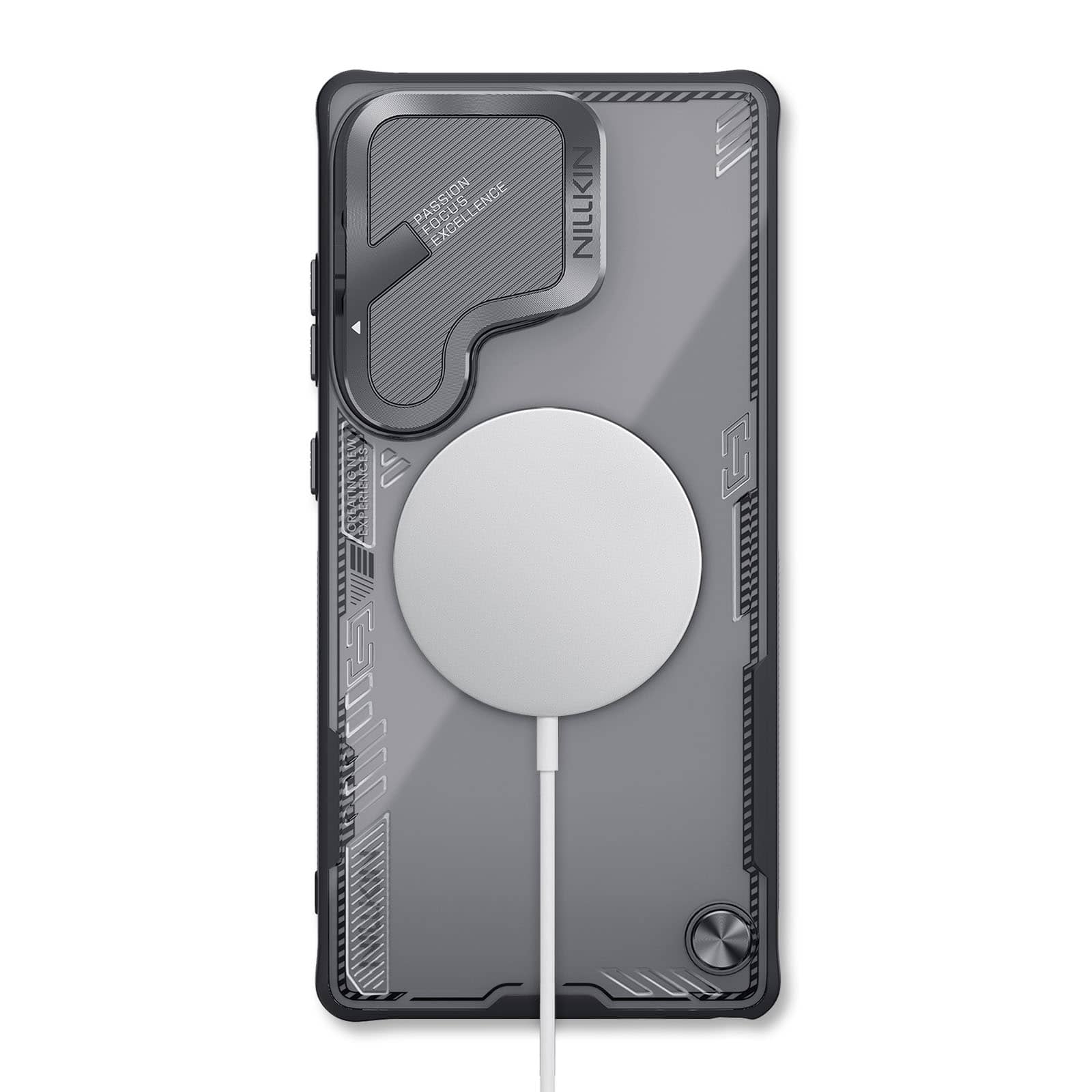 Samsung Galaxy S25 Ultra - NILLKIN Iceblade Prop Magnetic Case Black — estuche